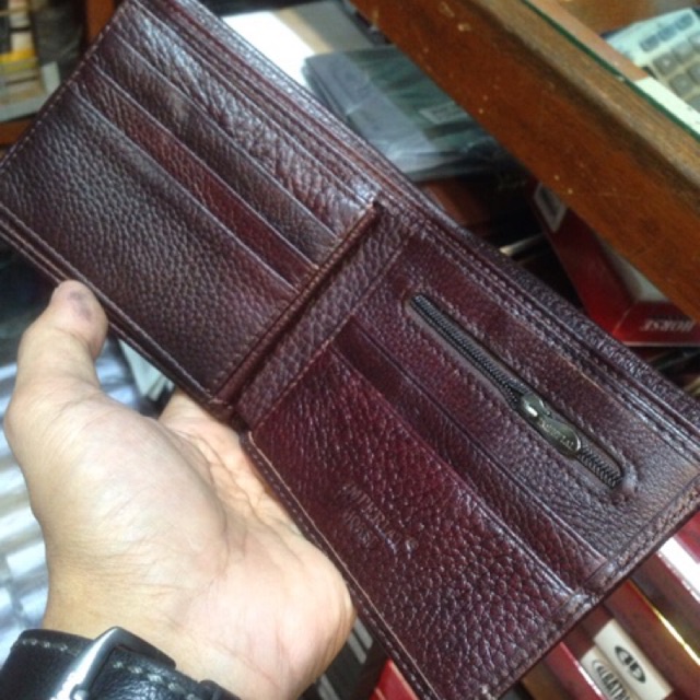 dompet kulit asli berkualitas import, model lipat dua biasa horizontal coin/saleting #dompet #dompetpria #dompetkulit #dompetcowok #dompetpria