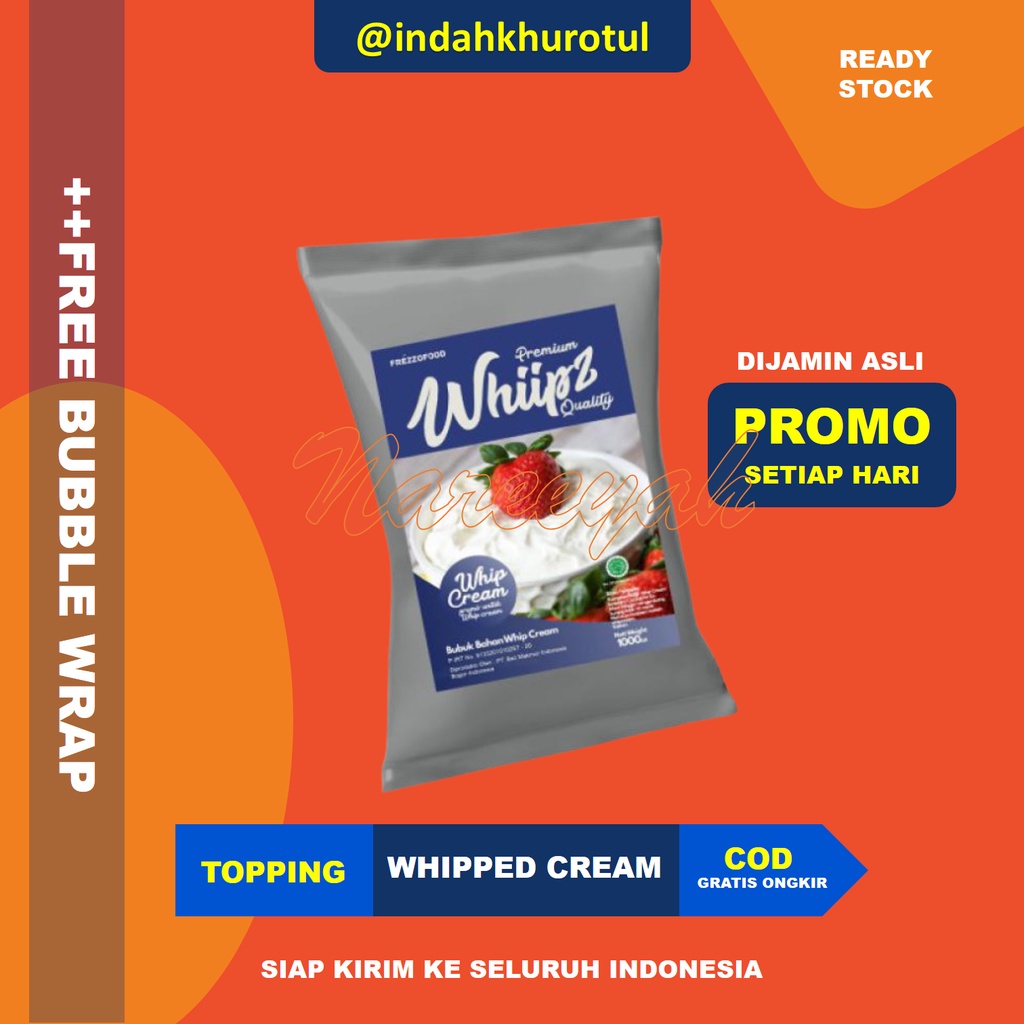 

Frezzo Powder Topping Minuman Whipe Cream Bubuk 1 kg