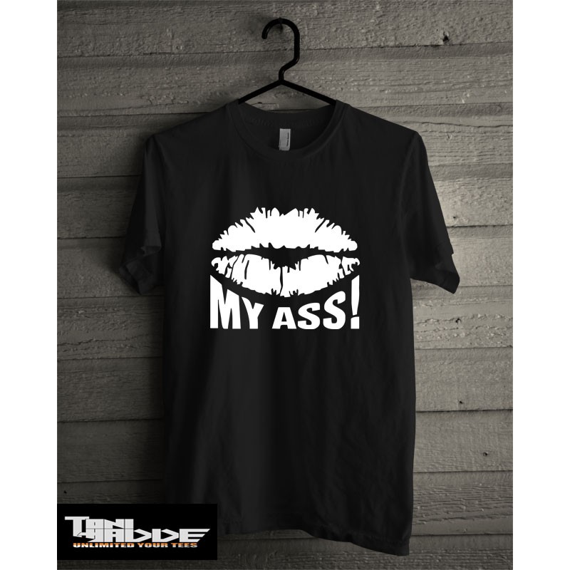Baju Distro Kiss My Ass Kaos Pria Keren