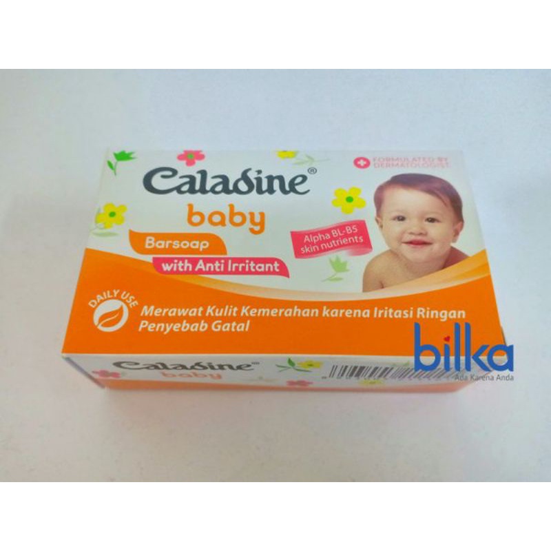 ORIGINAL CALADINE BABY BARSOAP 85 G / SABUN MANDI BATANG BAYI CALADIN BAR SOAP 85 GRAM