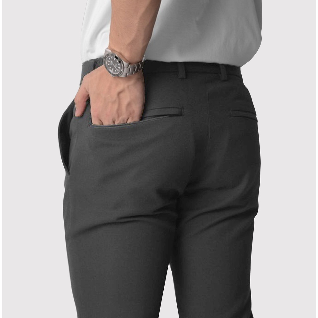 Celana Bahan Formal Slim Fit - Dritto Ankle Pants