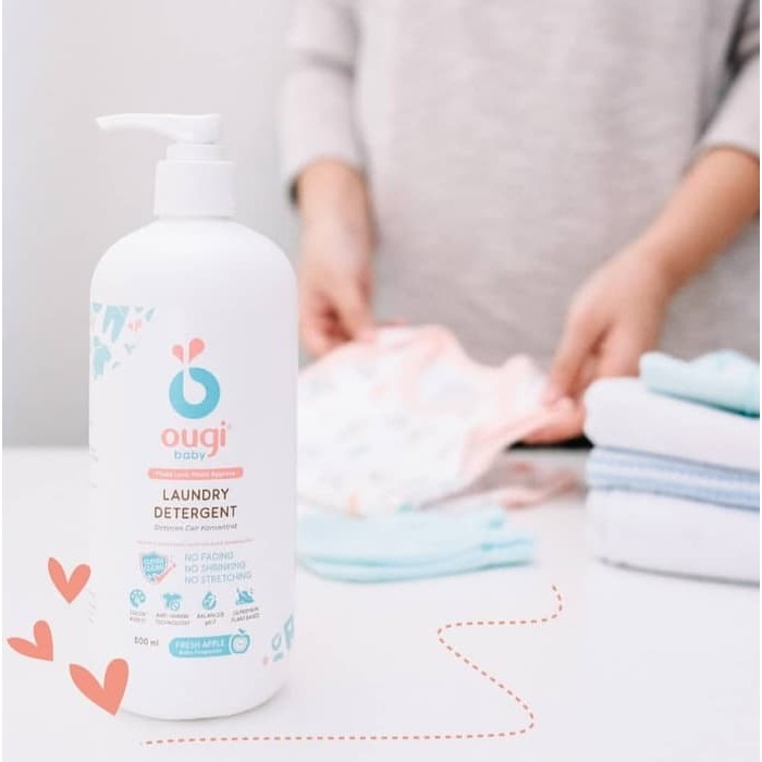 Ougibaby Laundry Detergent 500ml - Deterjen Sabun Cuci Premium Baju Bayi