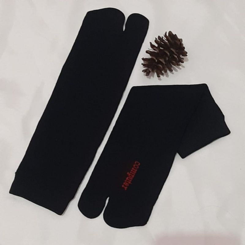 MAISOCK Kaos Kaki Anak Polos Premium (tapak hitam computer)
