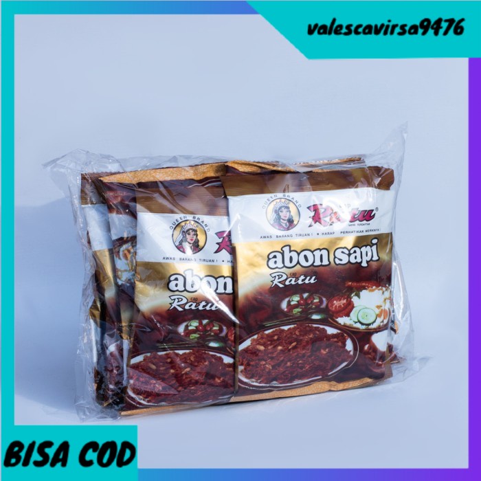 

⭐BISA COD⭐ Abon sapi cap RATU 10 piece