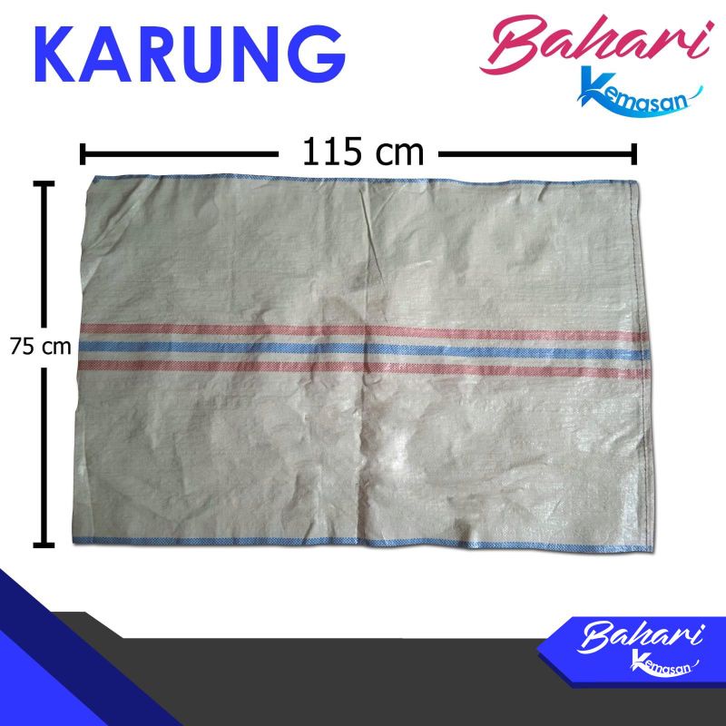 karung plastik BARU goni besar jumbo 75x115 100kg 65x105