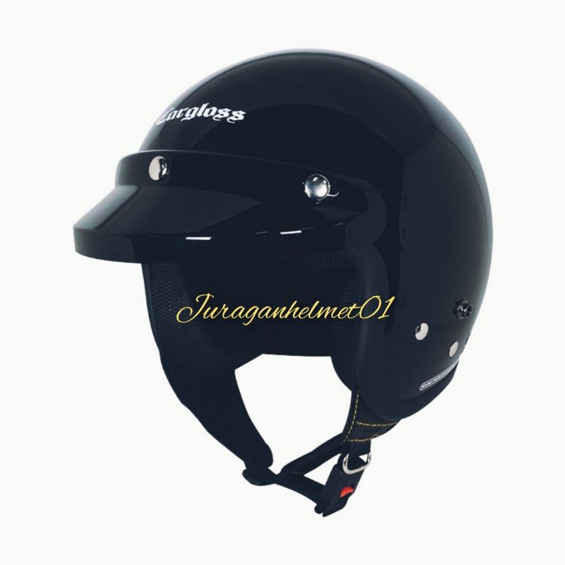 helm half face bogo cargloss original asli