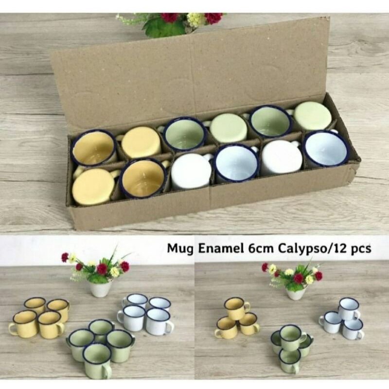 MUG ENAMEL CALYPSO/LUSIN