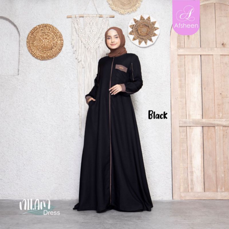 NILAM DRESS BY AFSHEEN GAMIS TERBARU SUPER CANTIK FASHIONABLE