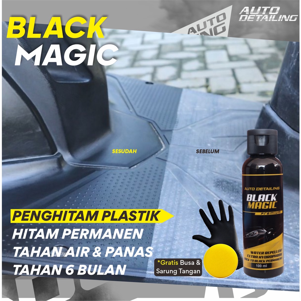 Back to Black - Trim Restorer Penghitam Plastik Body Motor dan Mobil - Kemasan 100ML