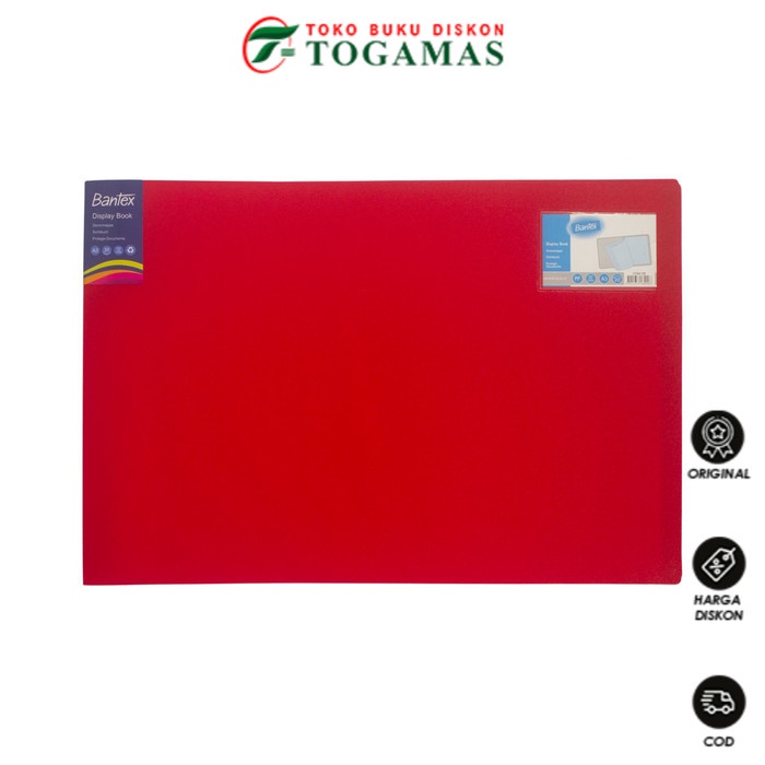 

READY STOCK !! DISPLAY BOOK PP A3 20 POCKETS LANDSCAPE 3164 BANTEX