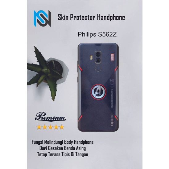 2pcs Garskin HP Philips S562Z Motif KU - Custom motif via chat