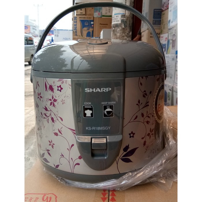 Magic Com/Rice Cooker Sharp KSR 18MS Motif Bunga 1,8 Liter