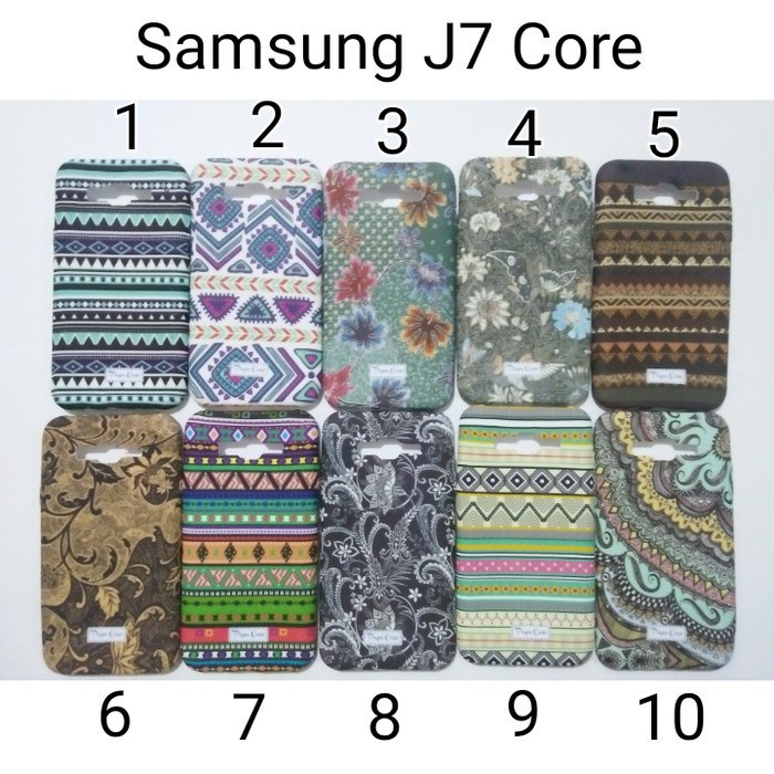 Case Batik Samsung J7 Core / Softcase Tribal J7 Core