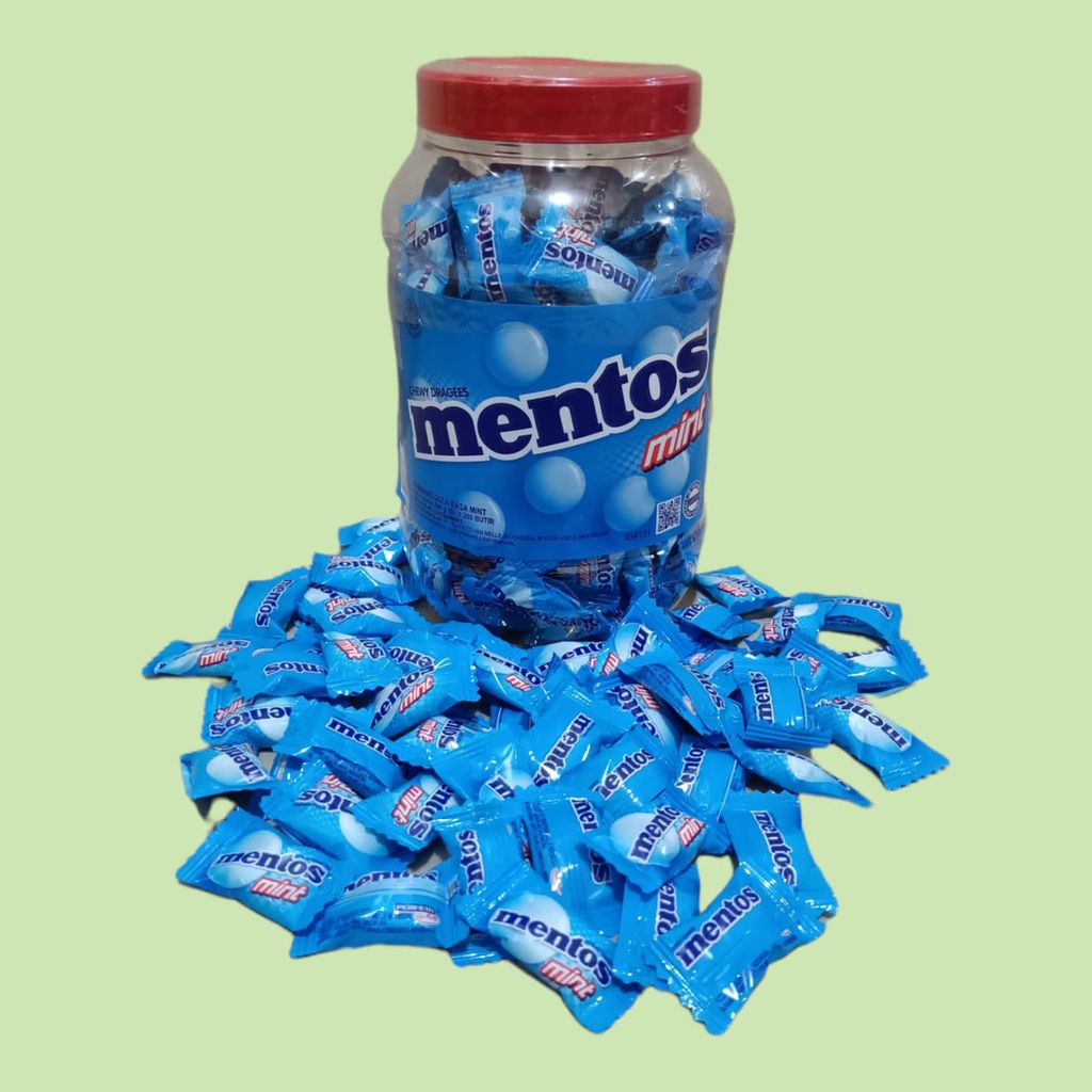 

Permen Mentos Mint Jar 540gr [200 butir/toples]