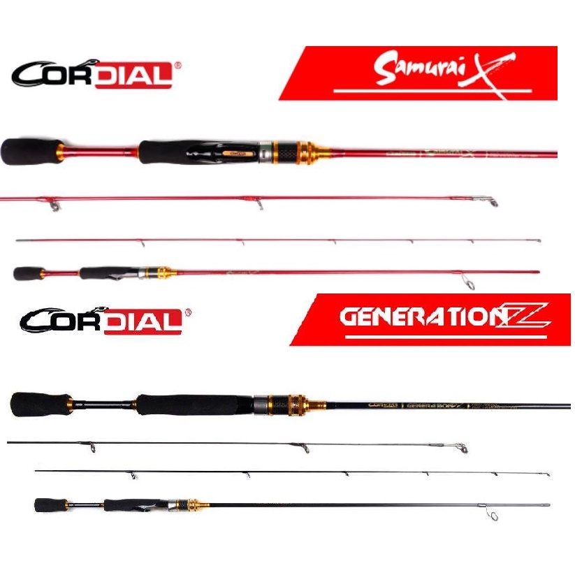 Joran Cordial Generation Z & Samurai X 198UL, 198XUL, 198UL Travel Rod (MURAH)