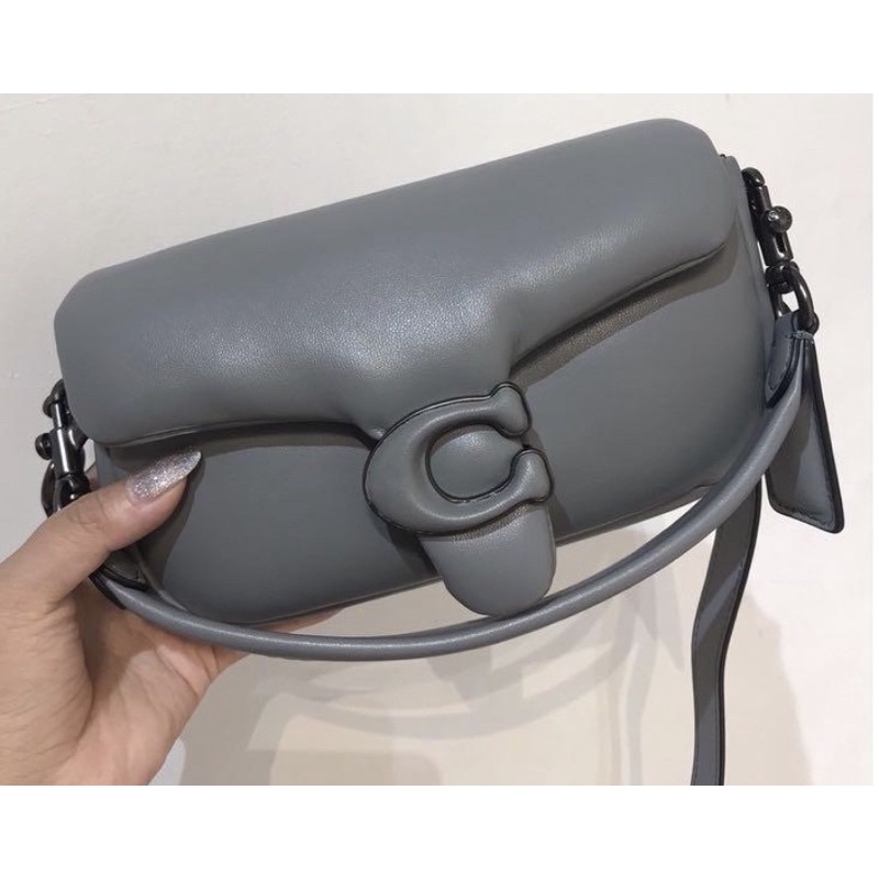 [READY STOCK] Coach Pillow Tabby Shoulder Bag 18 Grey (C3880)