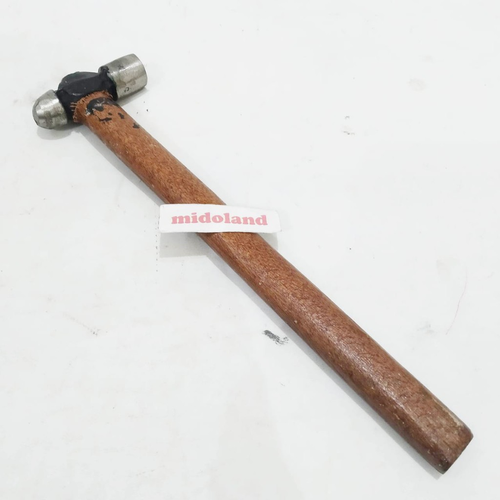 Palu hammer bulat gagang kayu kecil buatan lokal midoland