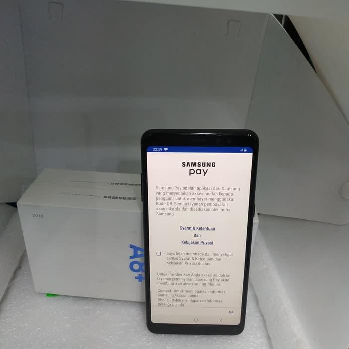 Promo Samsung A8 Plus ram 6/64GB sein fullset Mulus Berkualitas