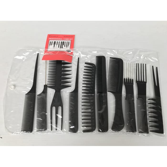 Sisir Salon Lengkap / Profesional comb set