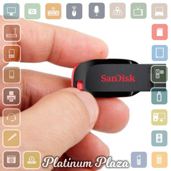 SanDisk Cruzer Blade USB Flash Drive 16GB (SDCZ50-016G-E11)`60WZCN-