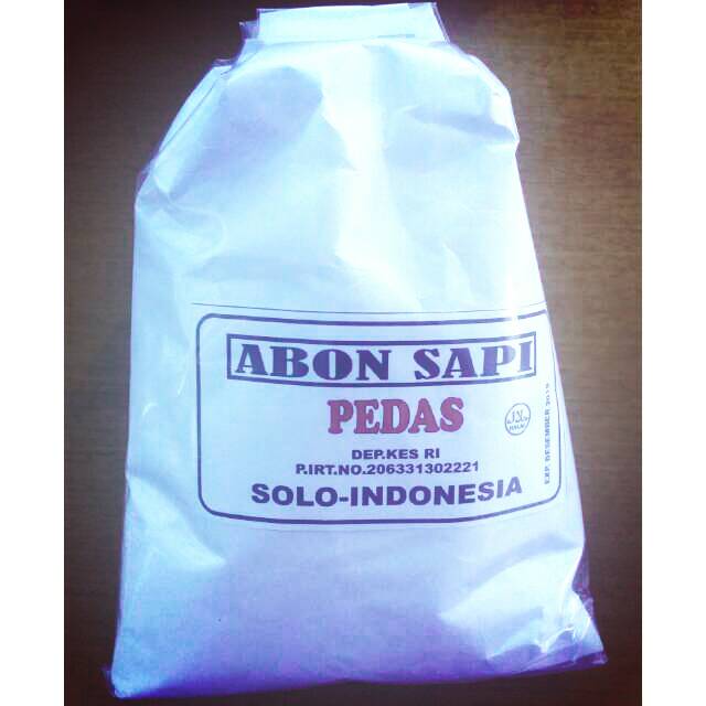 

Abon Sapi Pedas 250gr