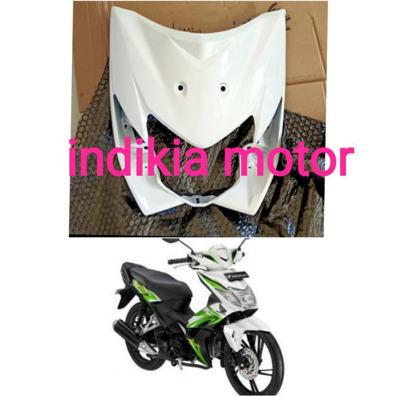 cover body bodi depan tameng panel Blade 110 old lama putih