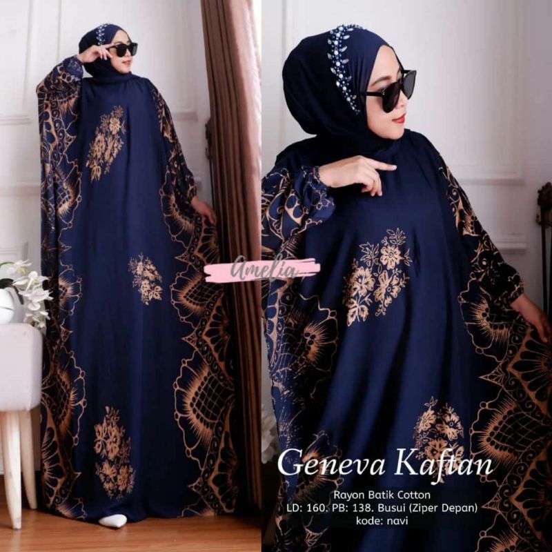 Gamis Rayo Jumbo Terbaru 2022 Moza Kaftan / Geneva Kaftan