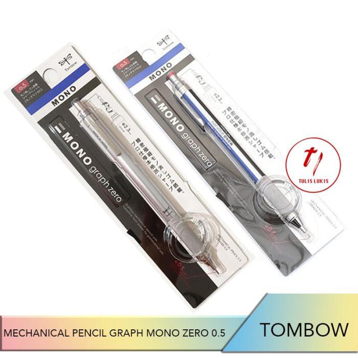 

Tombow Mono Graph Zero Mechanical Pencil (Pensil Pintar) - Silver