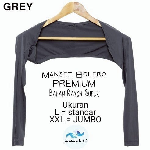 Jual Promo Manset Balero Crop Top Manset Tangan Sambung Bolero Anti