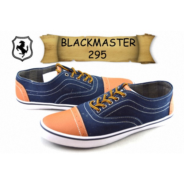 SEPATU PRIA BLACKMASTER BM 295 DENIM biru denim