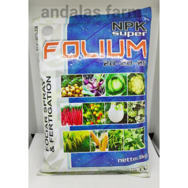 

Folium npk super (20-20-25) @1kg