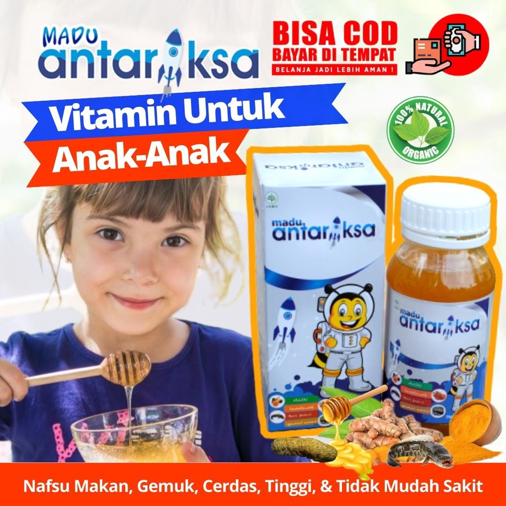 Vitamin Untuk Anak Autis - Madu Anak Antariksa