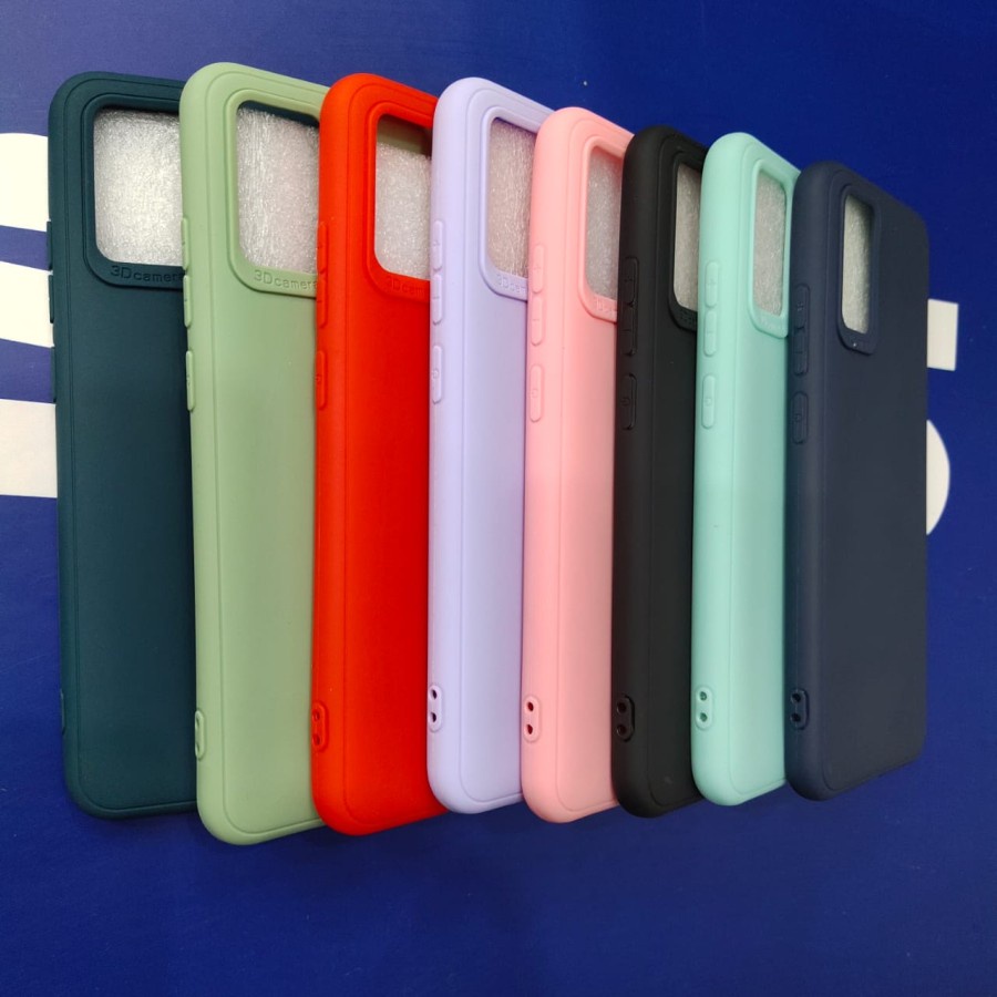 CASE SAMSUNG A02S SOFCASE CANDY MACARON PROTECTIVE CAMERA