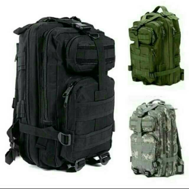 Termurah di Shopee TAS RANSEL ARMY TACTICAL 3P LEBANON GENDONG LORENG POLOS