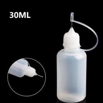 

1pc/5pcs Glue applicator bottle botol lem quilling scrapbook kertas cair ujung botol jarum 30ml neddle bottle