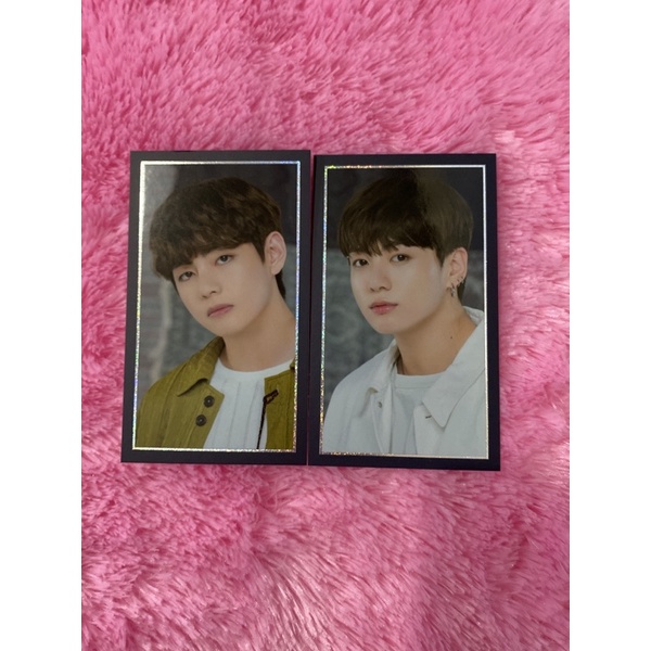 Message card ptd seoul jungkook taehyung
