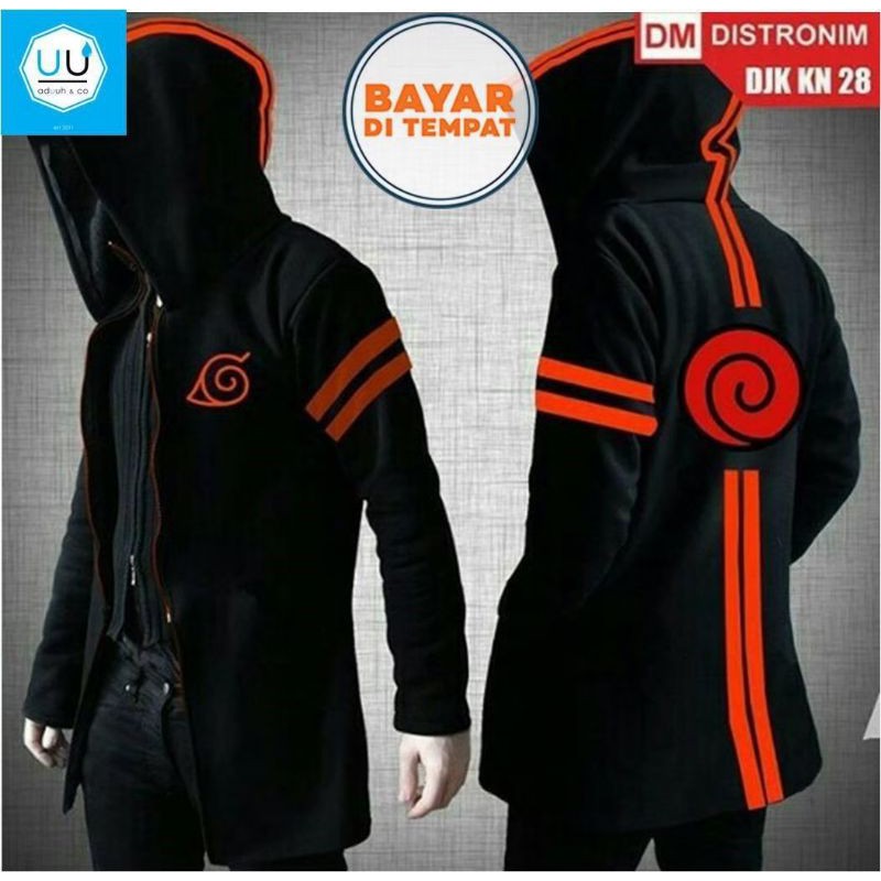 JAKET JUBAH ANIME NARUTO HOODIE JUBAH AKATSUKI UCIHA DISTRO HOKAGE COSPLAY PRIA SHARINGAN SASUKE
