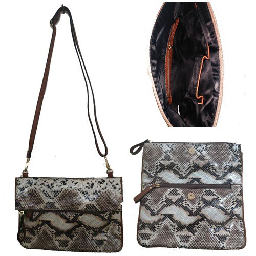 GI 3851 RISCE TAS SELEMPANG LEOPARD IMPORT WANITA CEWEK PEREMPUAN JAKARTA jtf