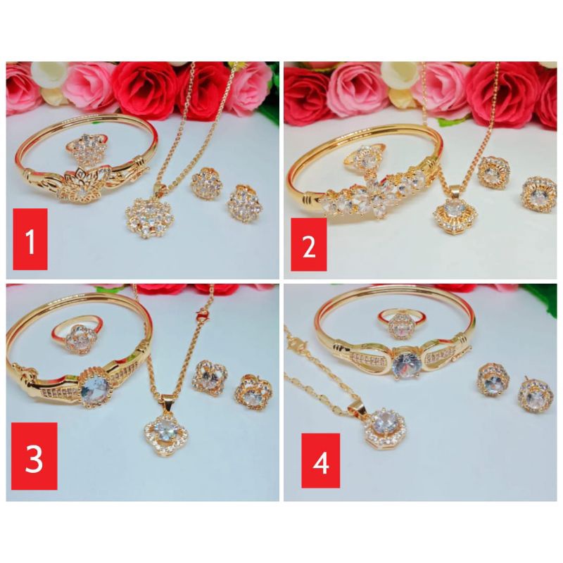 Set Perhiasan Lengkap Murah JJ7