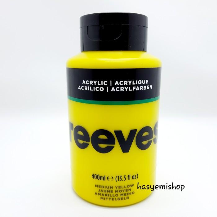 

Akeil | Reeves Acrylic Paint 400Ml Medium Yellow Kekinian Terlaris
