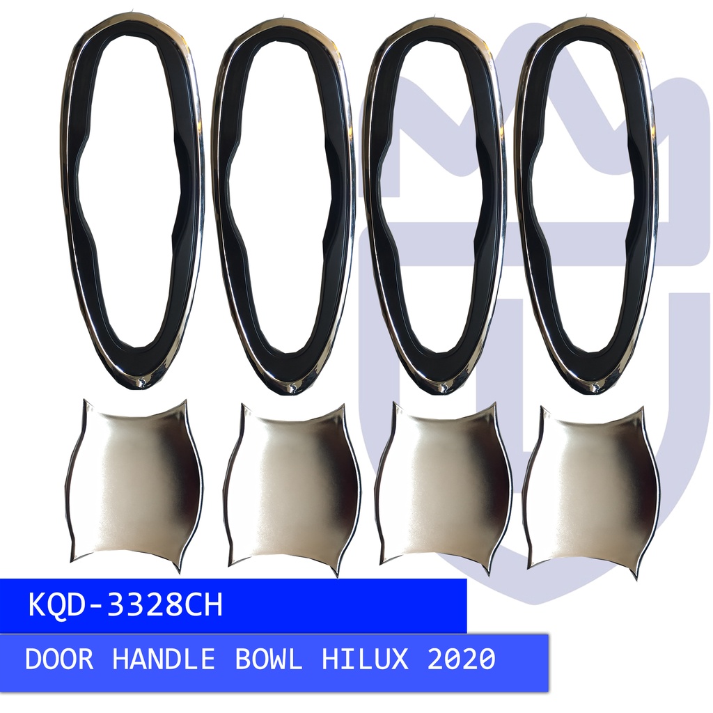 DOOR HANDLE BOWL TOYOTA HILUX 2020 CHROME HITAM KQD3328