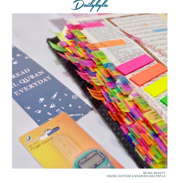 

[KODE CYDOW] READY STOCK Tagging Quran Sticker Set Teman Dailybyla
