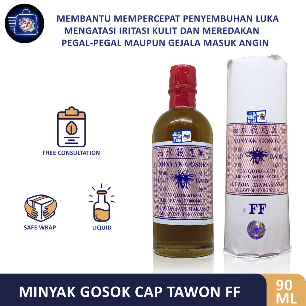 MINYAK TAWON FF 90ML asli dti makassar
