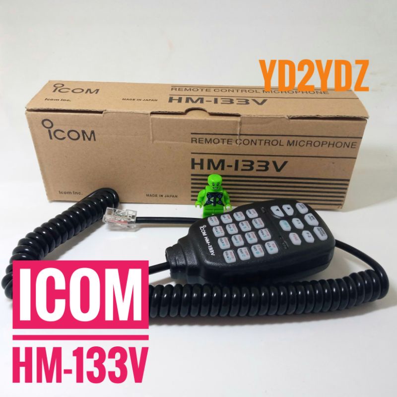 mic icom hm-133v hand hm133v hm133  hm-133 extra handmic microphone ic2100 ic2200 8c2300 ic2720 ic2730 ic207 ic208 2100 2200 2300 207 208 2720 2730 2820 2830 ptt dtmf