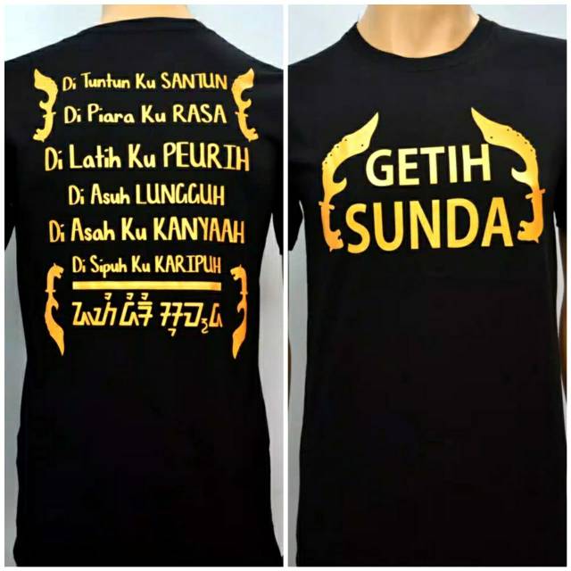 Kaos baju sunda getih sunda