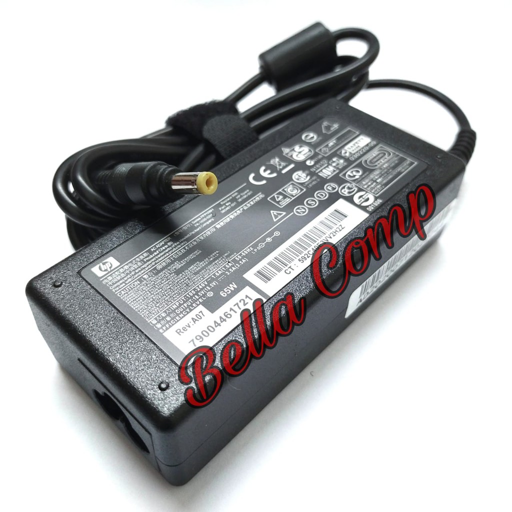 18.5V 3.5A 65W 4.8*1.7mm Adaptor Laptop HP Compaq Armada 110 110s E300 E500 E500s E700 300 M500 M700 V300 Series Compaq Evo n110, n150, n200, n400c, n410c, n600c, n610c, n610v, n620c, n800, n800c, n800v, n800w, n1000c, n100