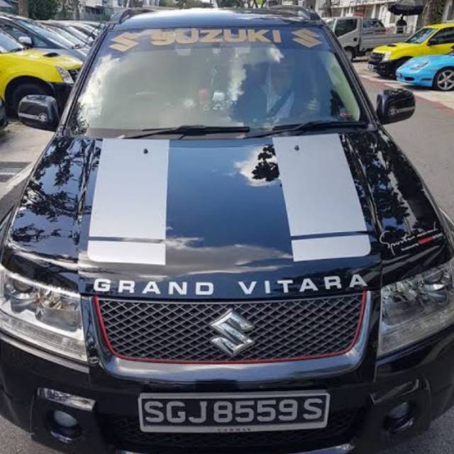 sticker kap mobil suzuki grand vitara sticker mobil suzuki vitara