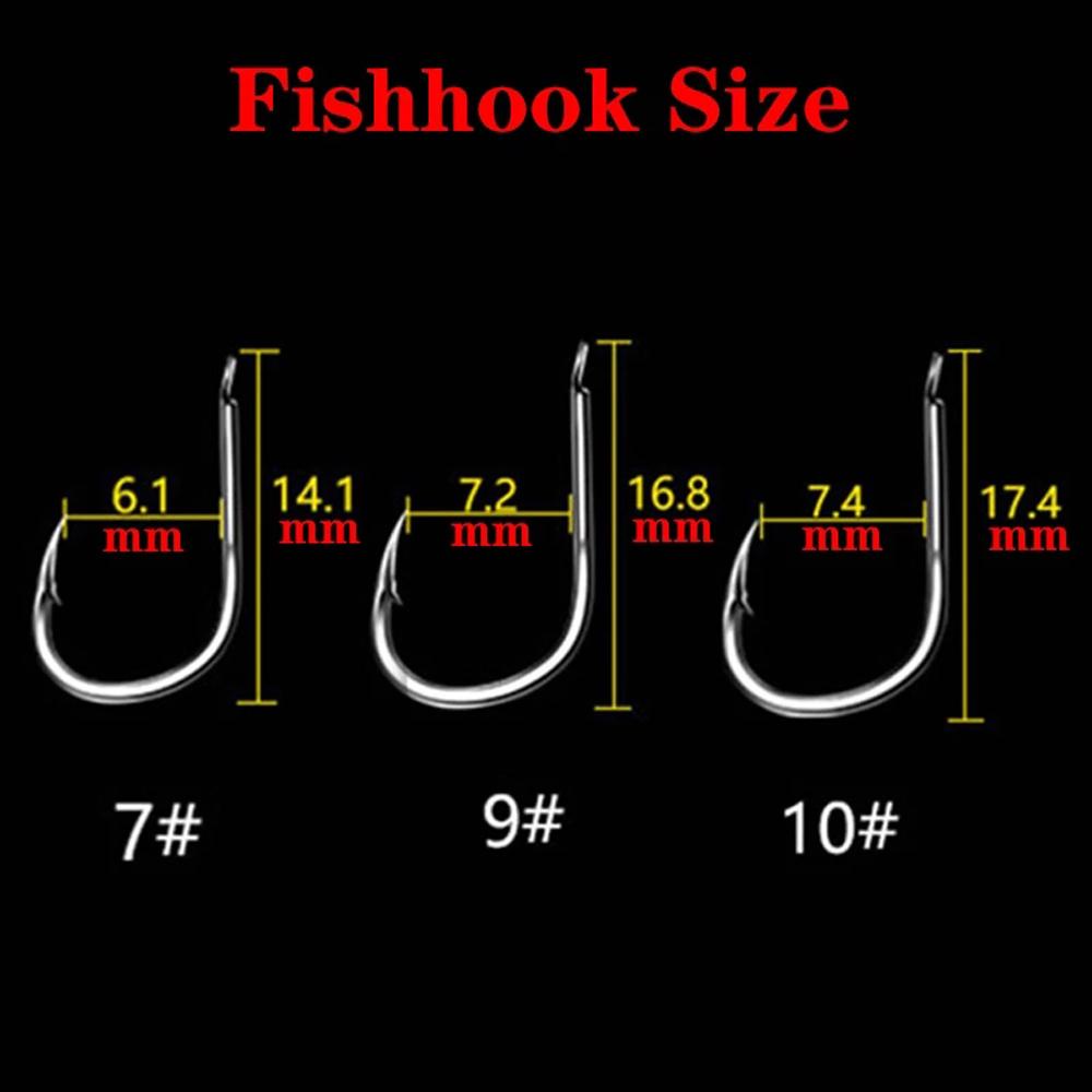 Nickolas1 Flap Explosion Hook Pesca Anti Ngatung Garis PE Mencegah Gulung Carbon Steel Fishhooks Kail Ledakan Pancing