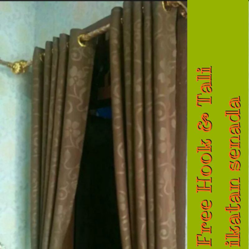 GORDEN PINTU GORDEN JENDELA MINIMALIS MOTIP EMBOS POLKADOT SMOKRING