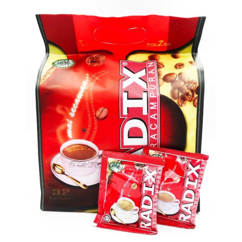 Kopi Radix Hpa Jumbo isi 32 sachet Asli Malaysia